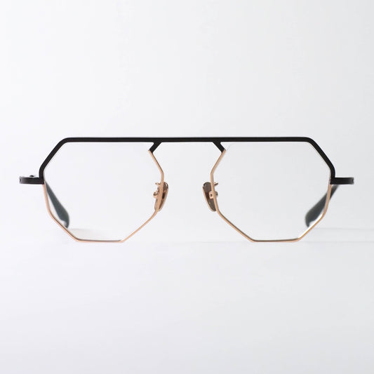 YA-043 col.03 black matte / gold