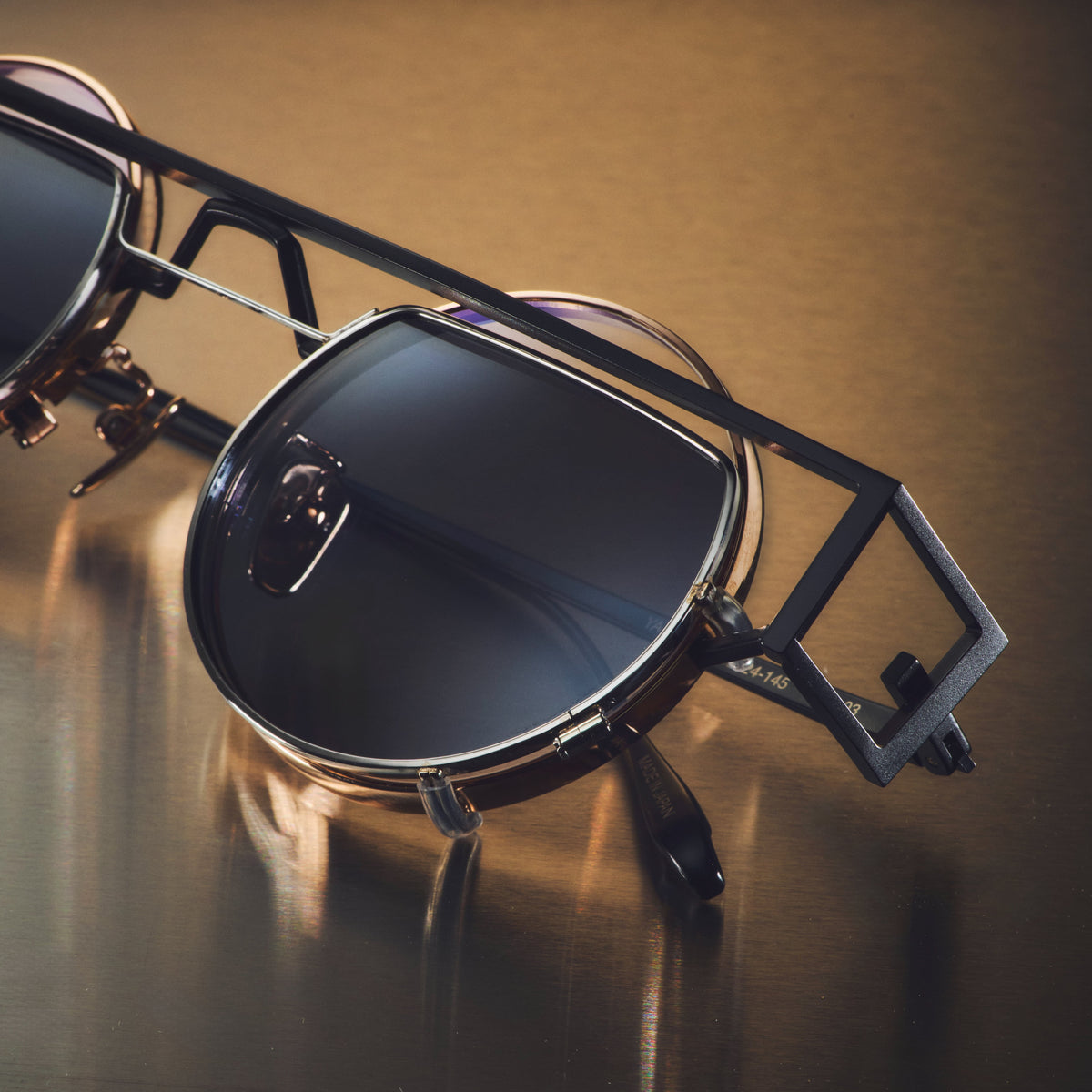YA-004＋CLIP  col.03 black matte / gold