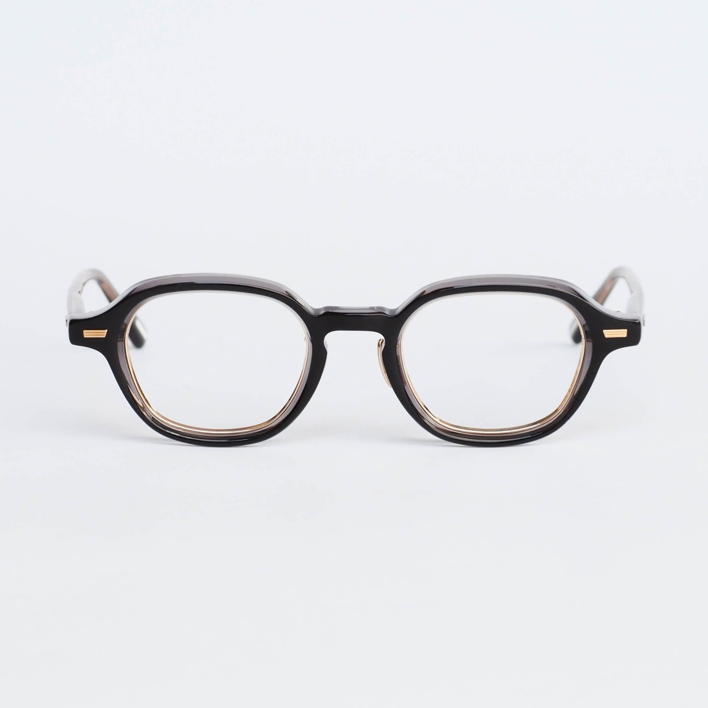 BEACON col.02 (Black Clear / White gold)