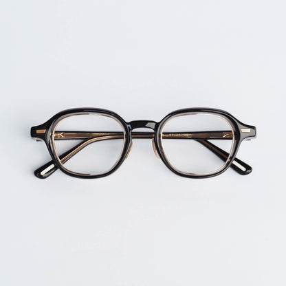 BEACON col.02 (Black Clear / White gold)