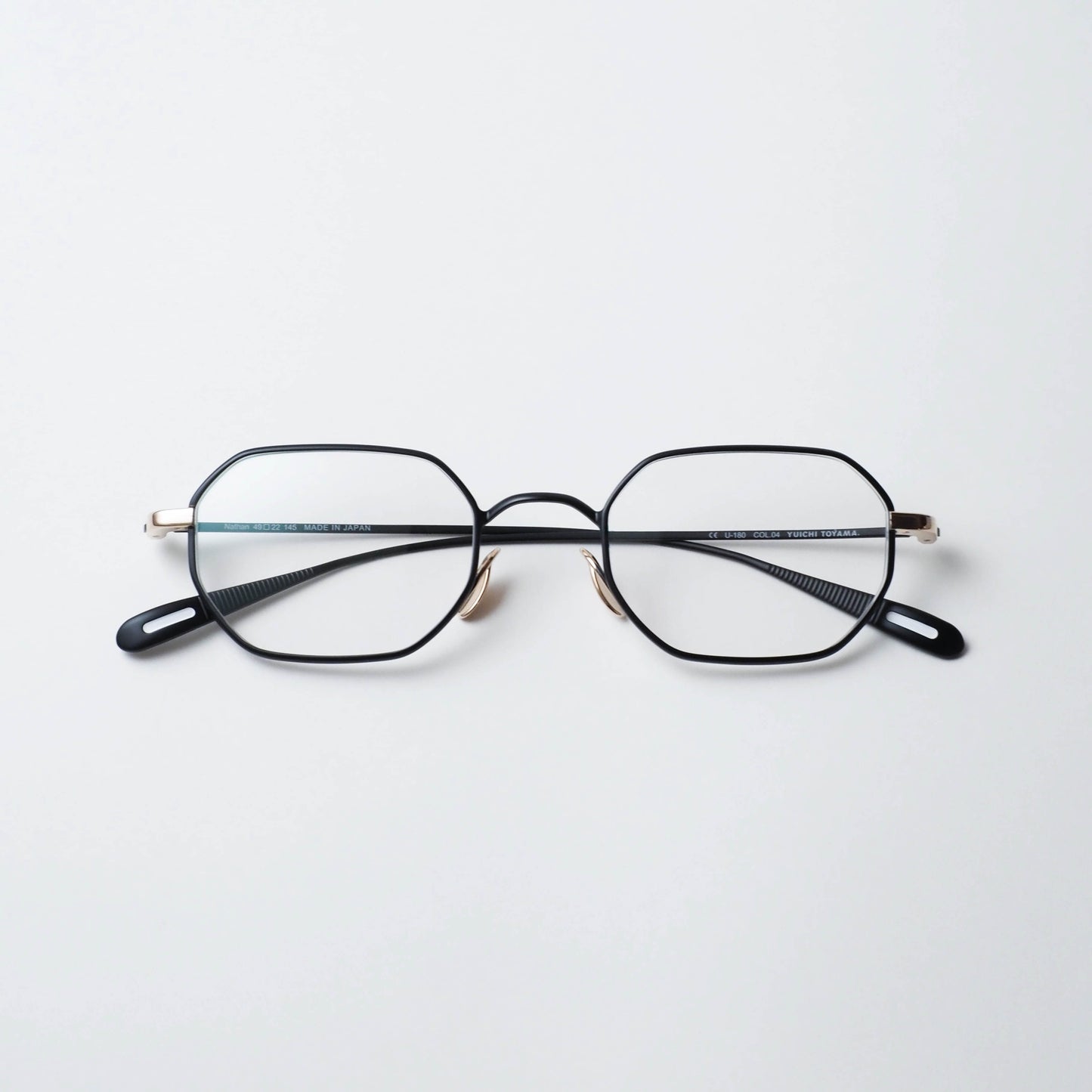U-180 Nathan col.04(Matt black / White gold)