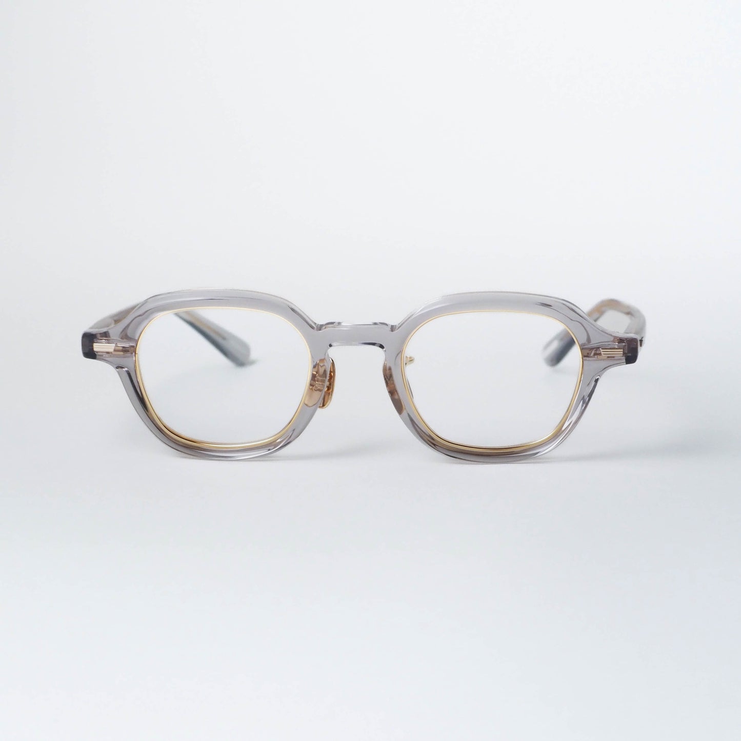 BEACON col.04 (Clear gray / Gold)