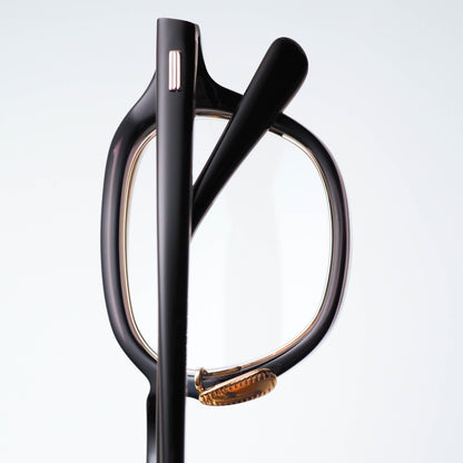 BEACON col.02 (Black Clear / White gold)